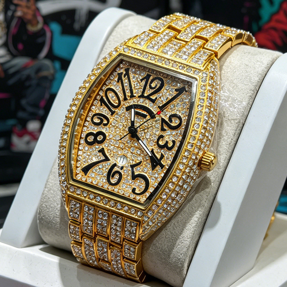 Luxury Watch Brands Logo - 로고 없는 토노 풀 다이아몬드 힙합