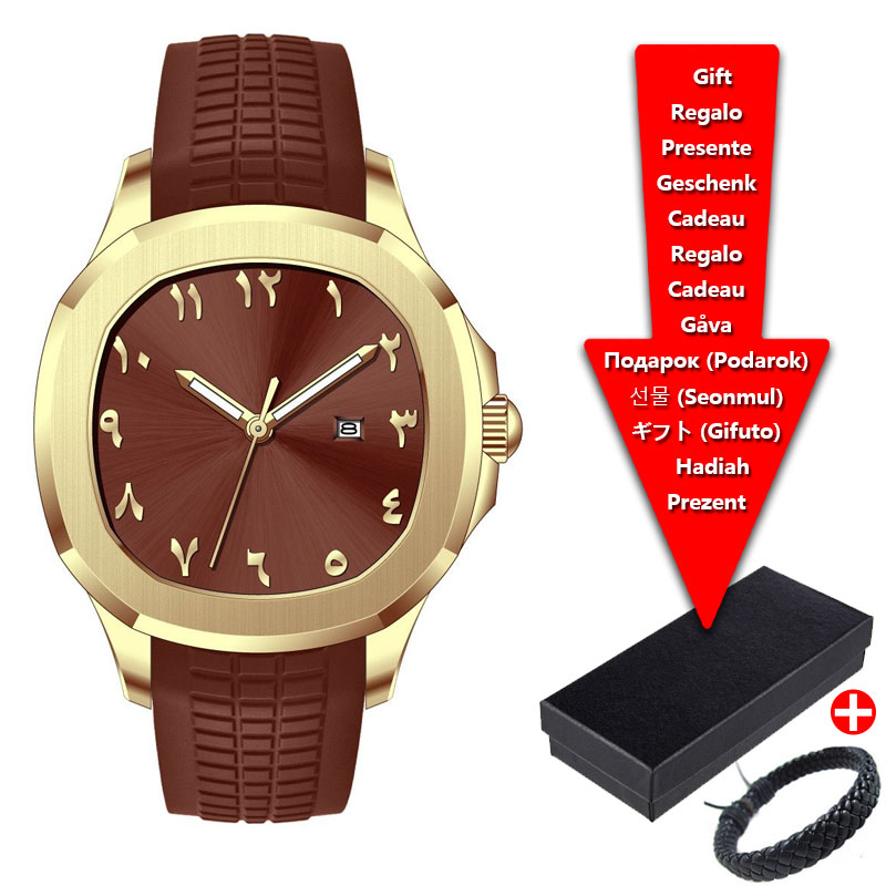 Luxury Watch Brands Logo - 럭셔리 브랜드 남성 시계 실리콘 스트랩,