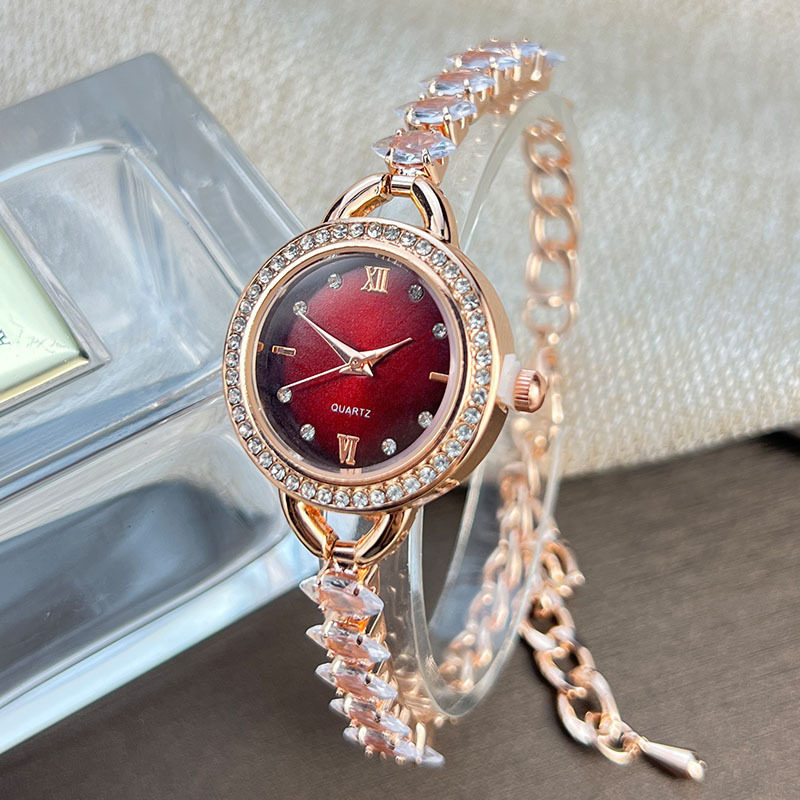 Luxury Watch Diamond - UTHAI CQ383 세련된 여성 시계 팔찌,