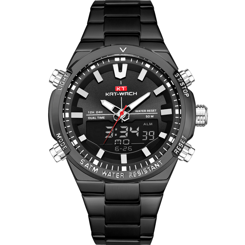 Luxury Watch Time - KAT-WACH 남성용 쿼츠 손목시계 패션 고급