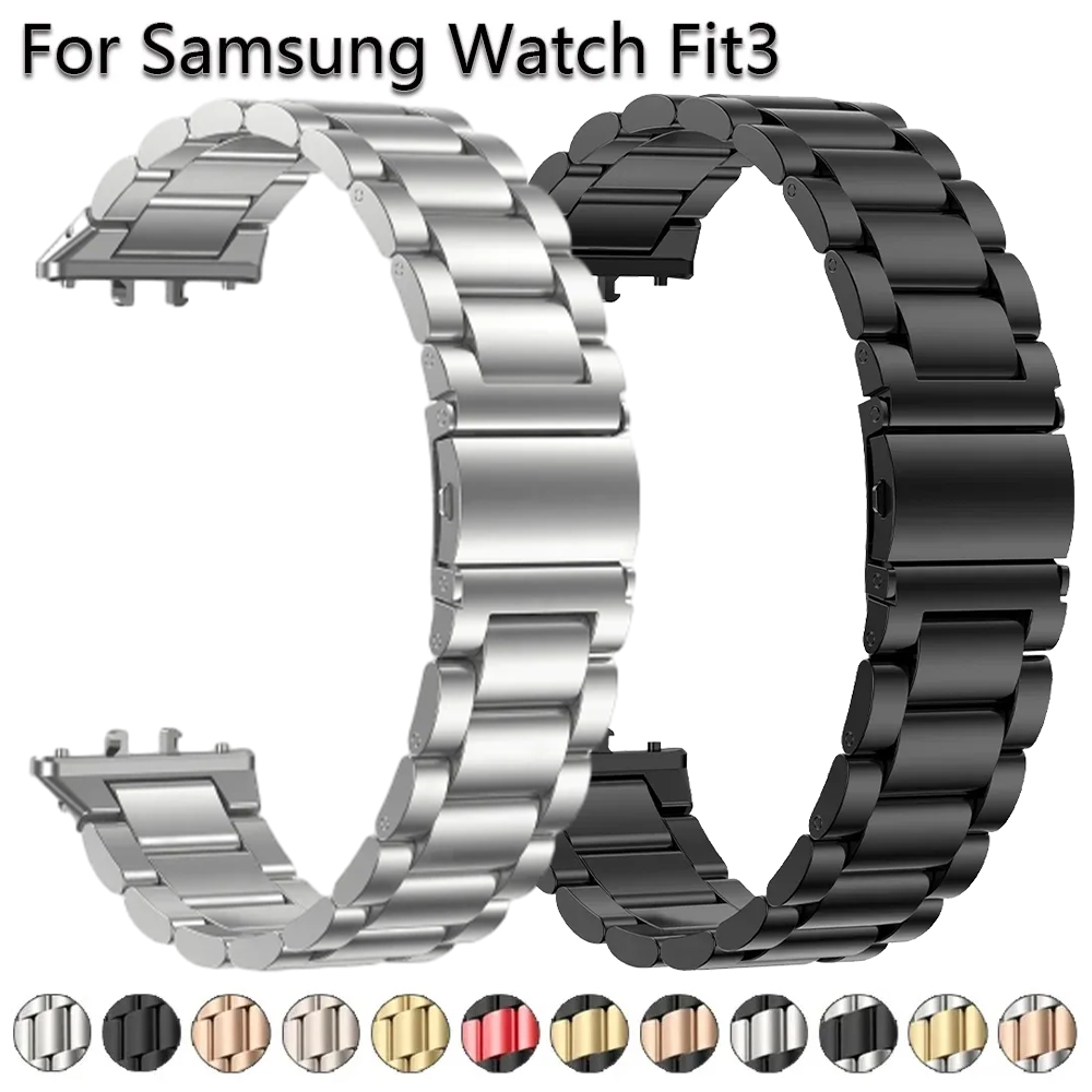 삼성 갤럭시 핏 3용 스테인레스 스틸 스트랩 메탈 팔찌 - Luxury Watch Galaxy 리뷰 및 가격