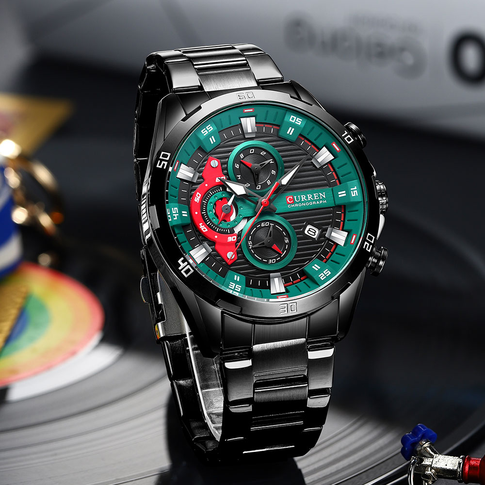 CURREN 남자 손목 시계, 방수 크로노그래프 남자  - Luxury Watch Maker 리뷰 및 가격
