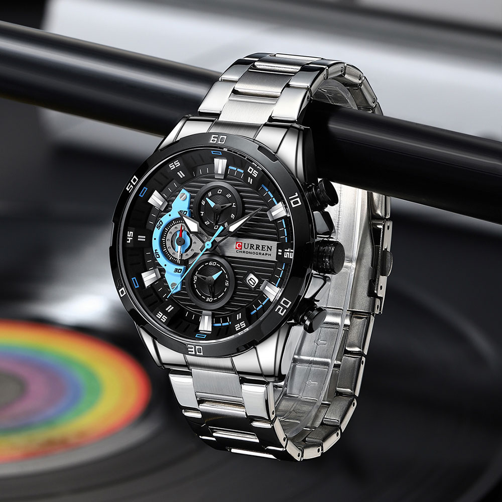 CURREN 남자 손목 시계, 방수 크로노그래프 남자  - Luxury Watch Maker 리뷰 및 가격