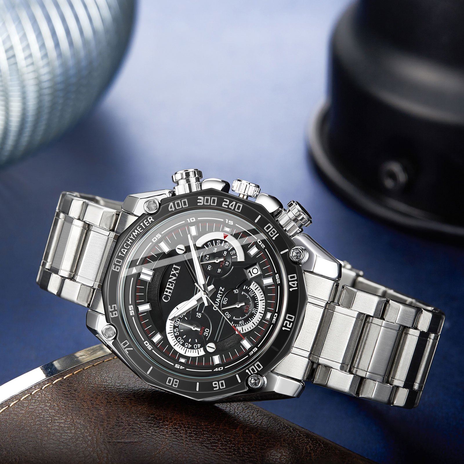 첸시 남성용 시계 스테인리스 스틸 크로노그래프 최고급  - Luxury Watch Maker 리뷰 및 가격