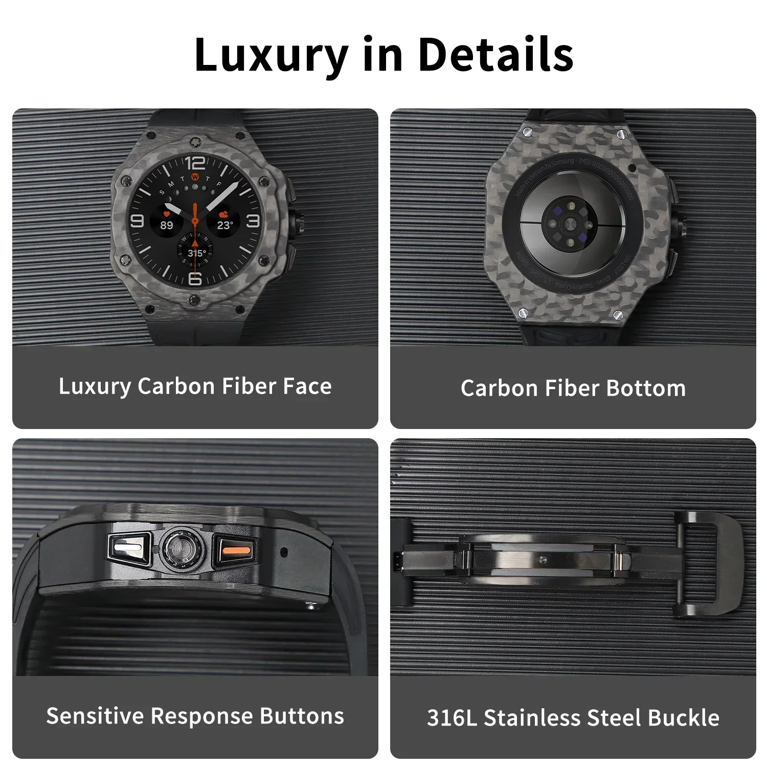 삼성 갤럭시 워치용 고급 수정 키트, 울트라 47mm  - Luxury Watch Galaxy 리뷰 및 가격