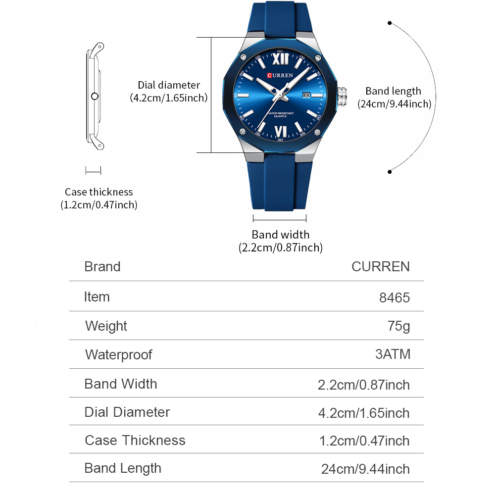 CURREN 심플 럭셔리 남성용 시계, 비즈니스 쿼츠  - Luxury Watch Ap 리뷰 및 가격