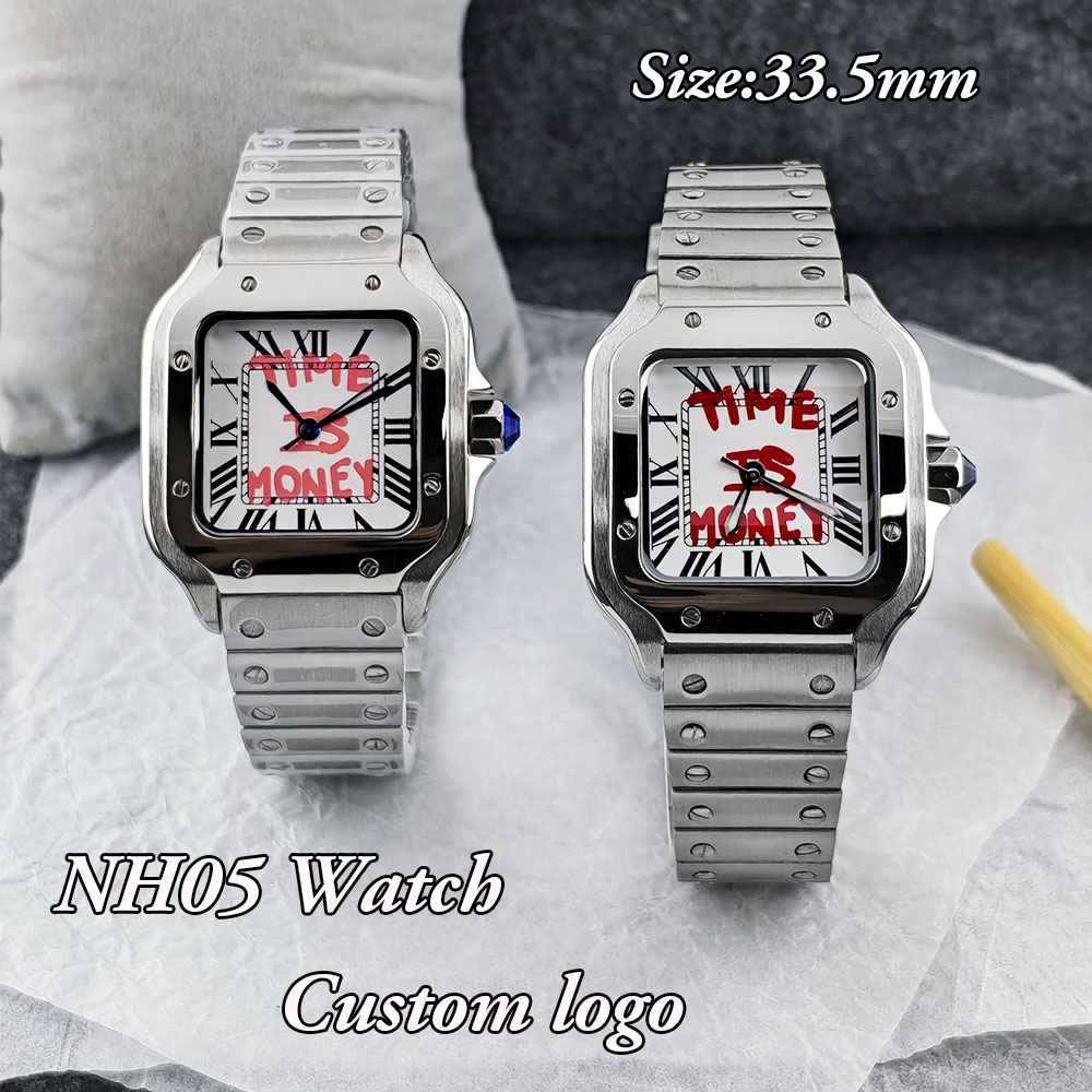 새로운 NH05 스퀘어 시계 시간은 돈이다 시계 여성용 - Luxury Watch Time 리뷰 및 가격