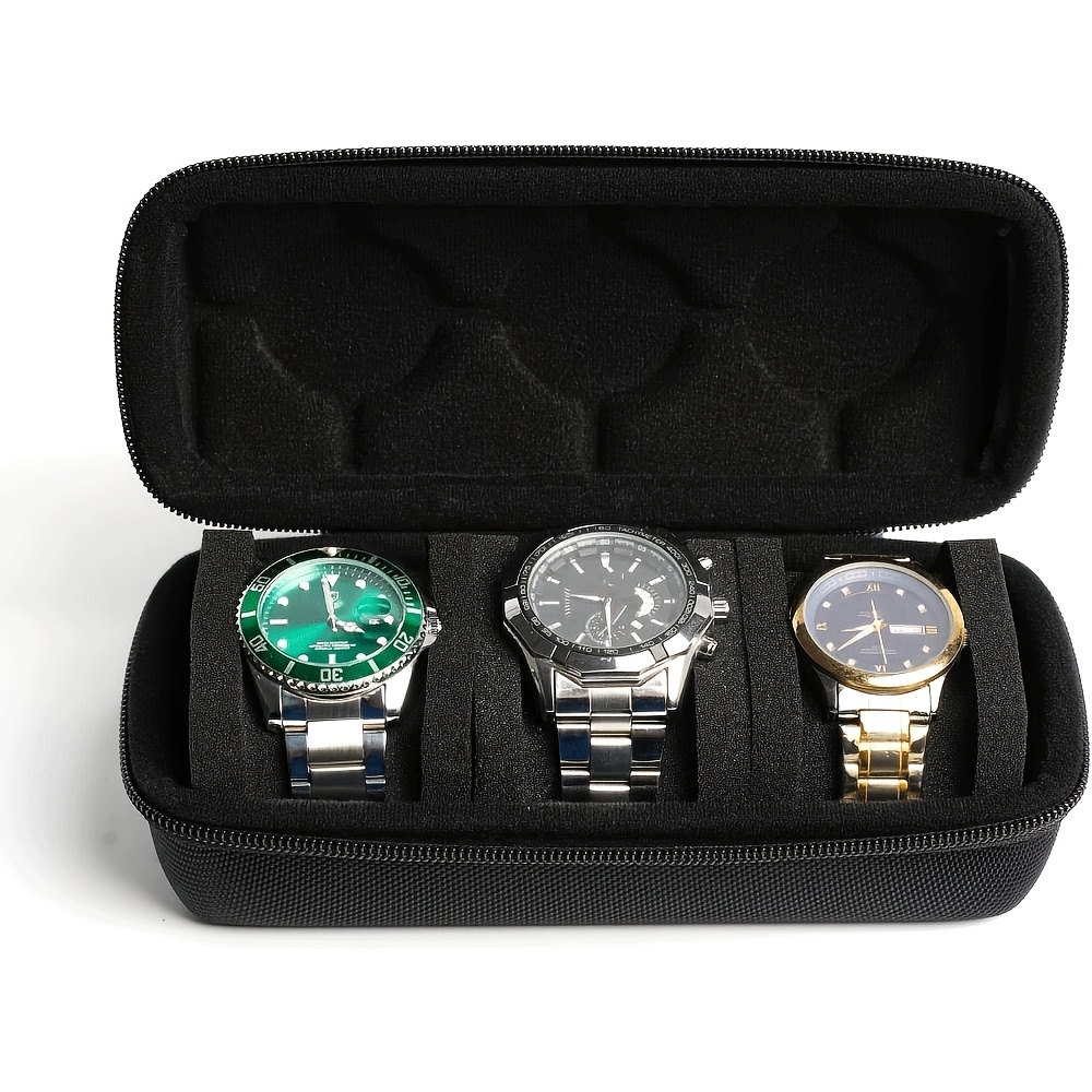 1/2 PC 럭셔리 3슬롯 시계 여행용 케이스, 시계  - Luxury Watch Case Travel 리뷰 및 가격