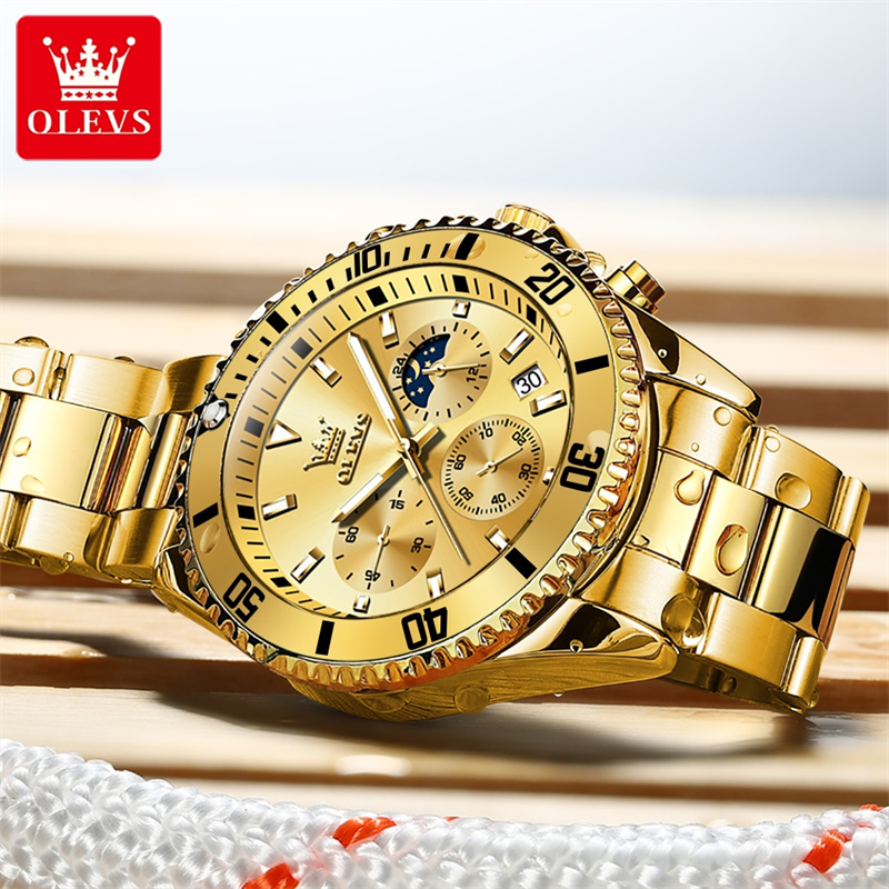 OLEVS 시계 남자 톱 브랜드 럭셔리 골드 쿼츠 밀리 - Luxury Watch Maker 리뷰 및 가격