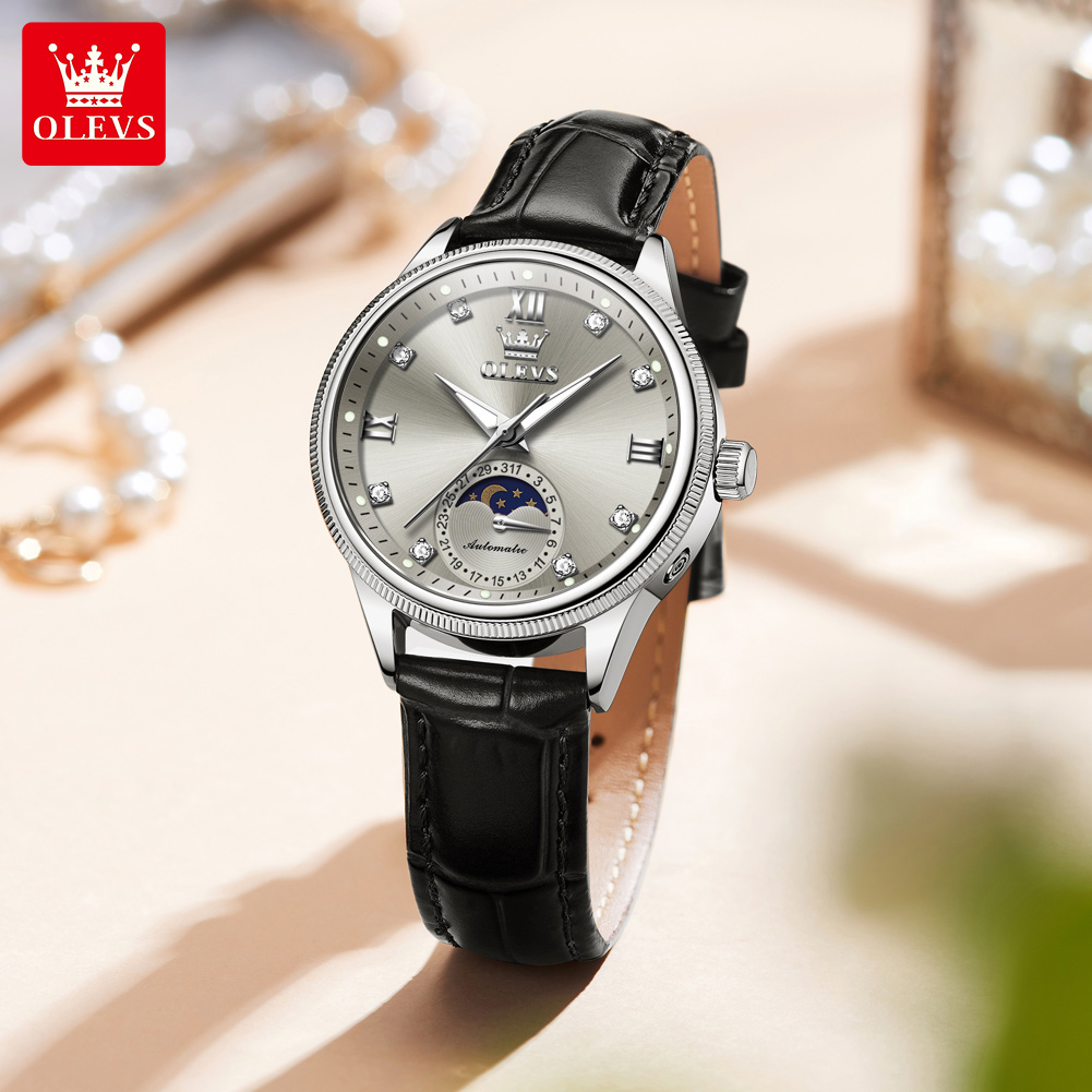 OLEVS 문페이즈 패션 여성 시계 다이아몬드 타임 럭 - Luxury Watch Time 리뷰 및 가격