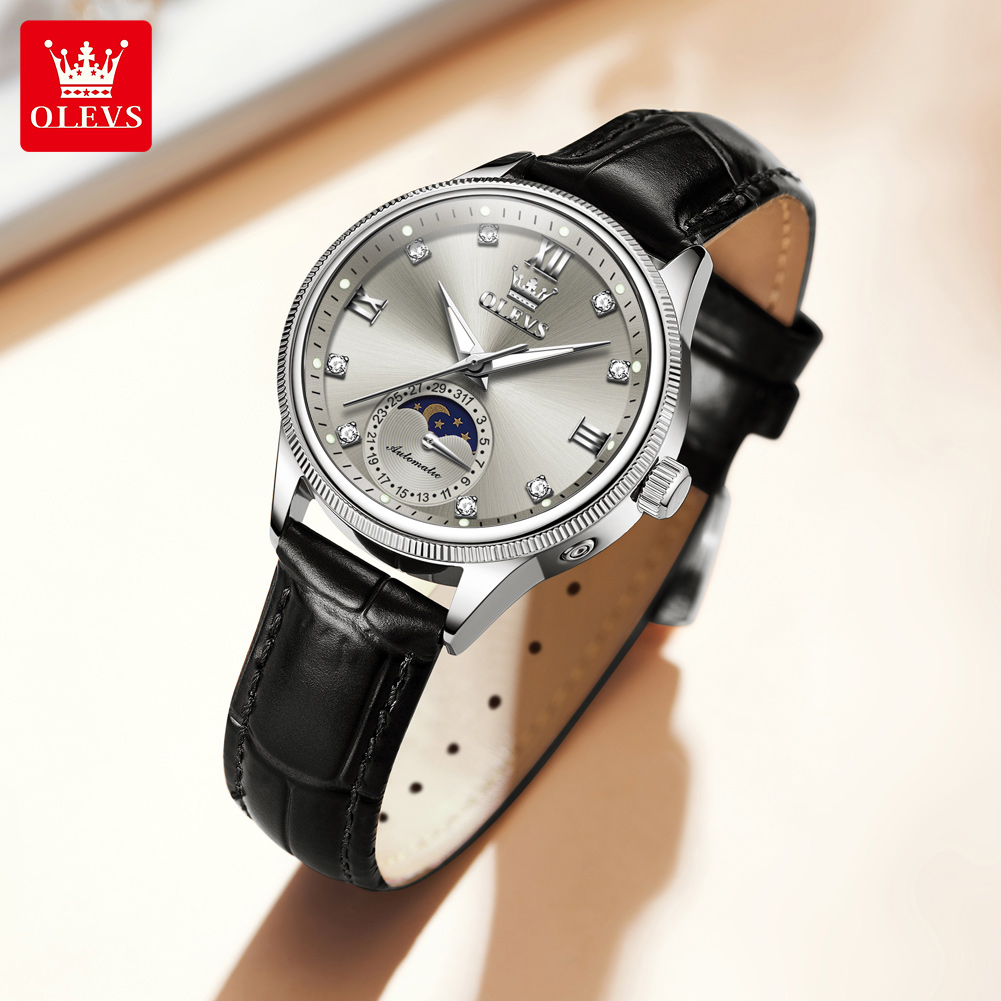 OLEVS 문페이즈 패션 여성 시계 다이아몬드 타임 럭 - Luxury Watch Time 리뷰 및 가격