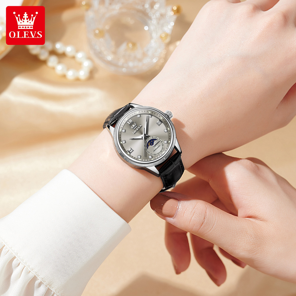 OLEVS 문페이즈 패션 여성 시계 다이아몬드 타임 럭 - Luxury Watch Time 리뷰 및 가격