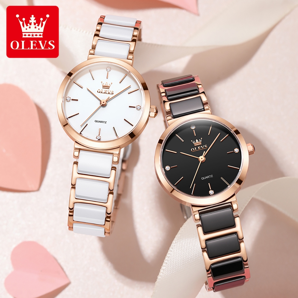 OLEVS 여성 시계 5877 고급스러운 우아한 쿼츠  - Luxury Watch Organizer 리뷰 및 가격