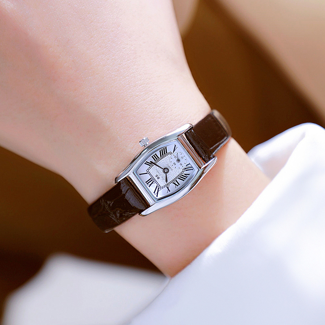BS 여성용 시계 다목적 복고풍 스타일 럭셔리 브랜드  - Luxury Watch With Leather Strap 리뷰 및 가격