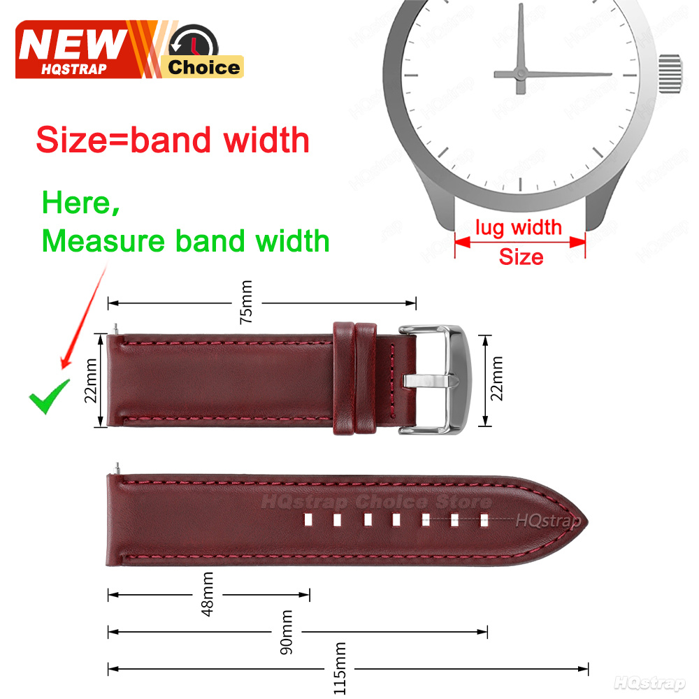 새로운 18/20/22/24mm 블랙 브라운 정품 소가 - Luxury Watch Class 리뷰 및 가격