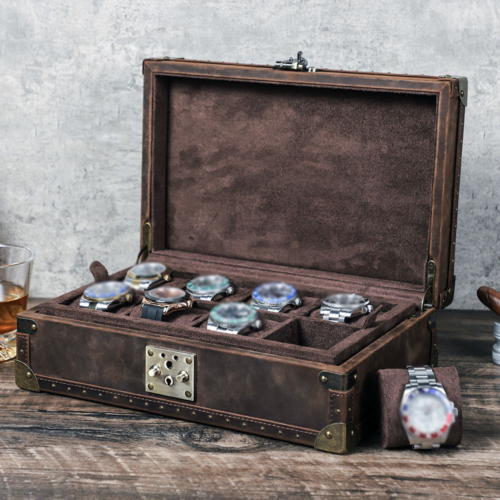CONTACT'S FAMILY 8 가죽 맞춤형 시계 케 - Luxury Watch Organizer 리뷰 및 가격