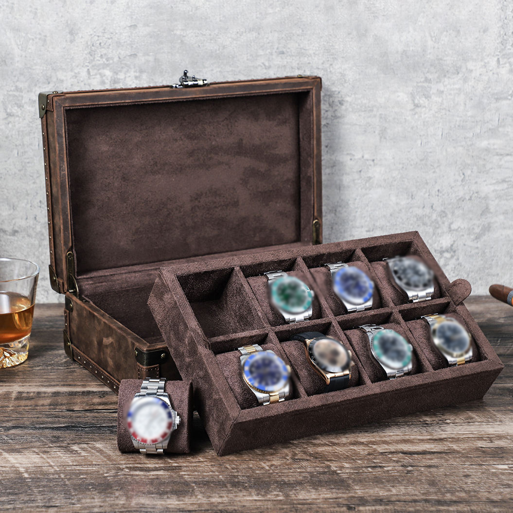 CONTACT'S FAMILY 8 가죽 맞춤형 시계 케 - Luxury Watch Organizer 리뷰 및 가격