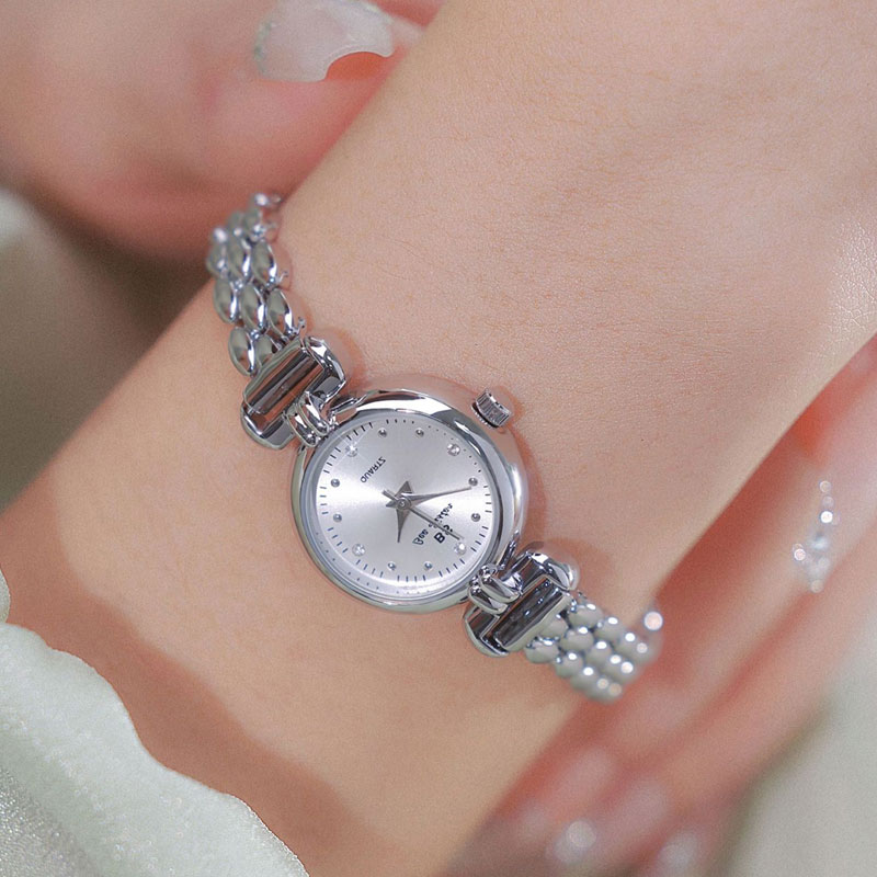 여성용 럭셔리 아이스 블루 실버 시계 팔찌, 절묘한 작 - Luxury Watch With Leather Strap 리뷰 및 가격