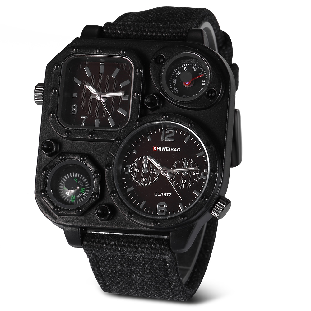 쿼츠 남성 시계, 최고 브랜드 럭셔리 캔버스 스트랩,  - Luxury Watch Maker 리뷰 및 가격