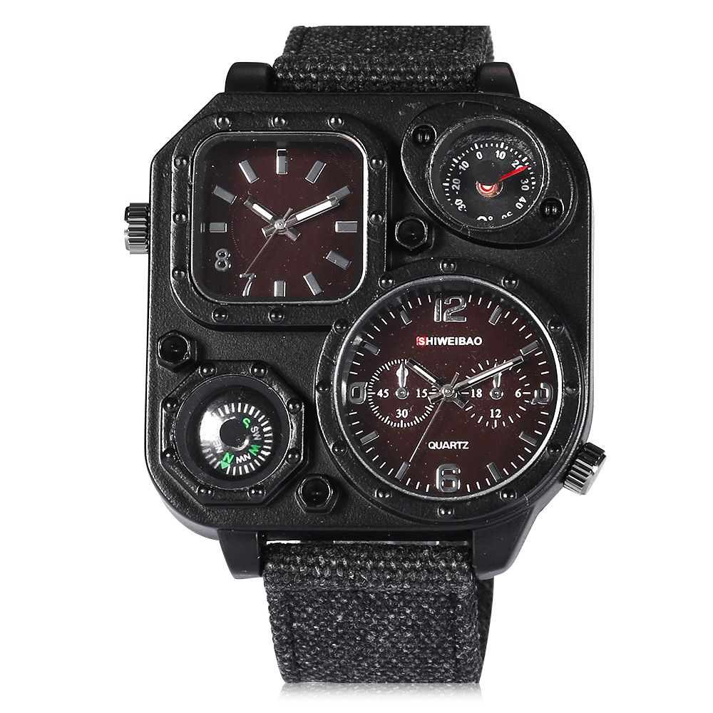 쿼츠 남성 시계, 최고 브랜드 럭셔리 캔버스 스트랩,  - Luxury Watch Maker 리뷰 및 가격