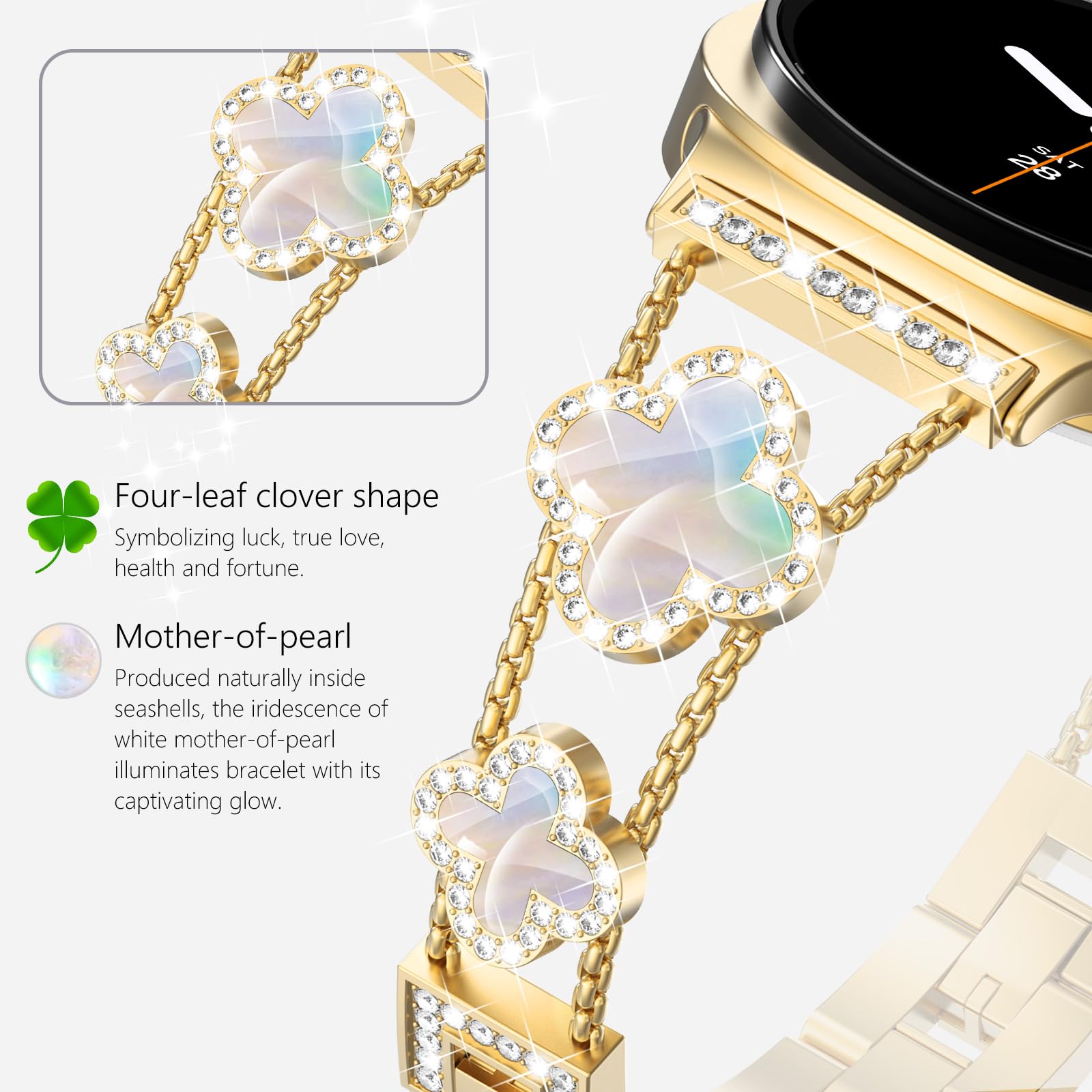 삼성 갤럭시 워치 8 44mm 40mm용 다이아몬드 스 - Luxury Watch Galaxy 리뷰 및 가격