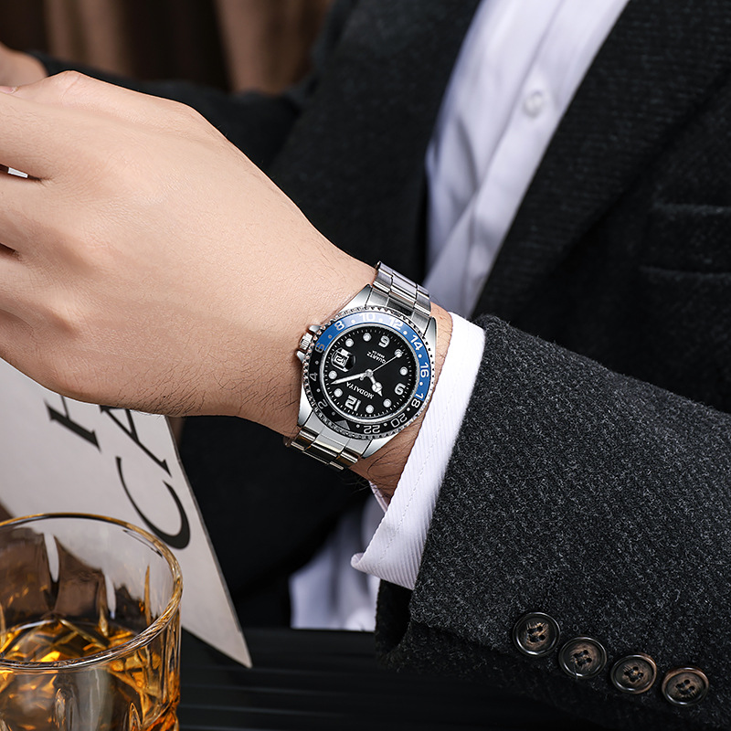 패션 남성 비즈니스 시계 캐주얼 실리콘 밴드 캘린더 쿼 - Luxury Watch Ap 리뷰 및 가격