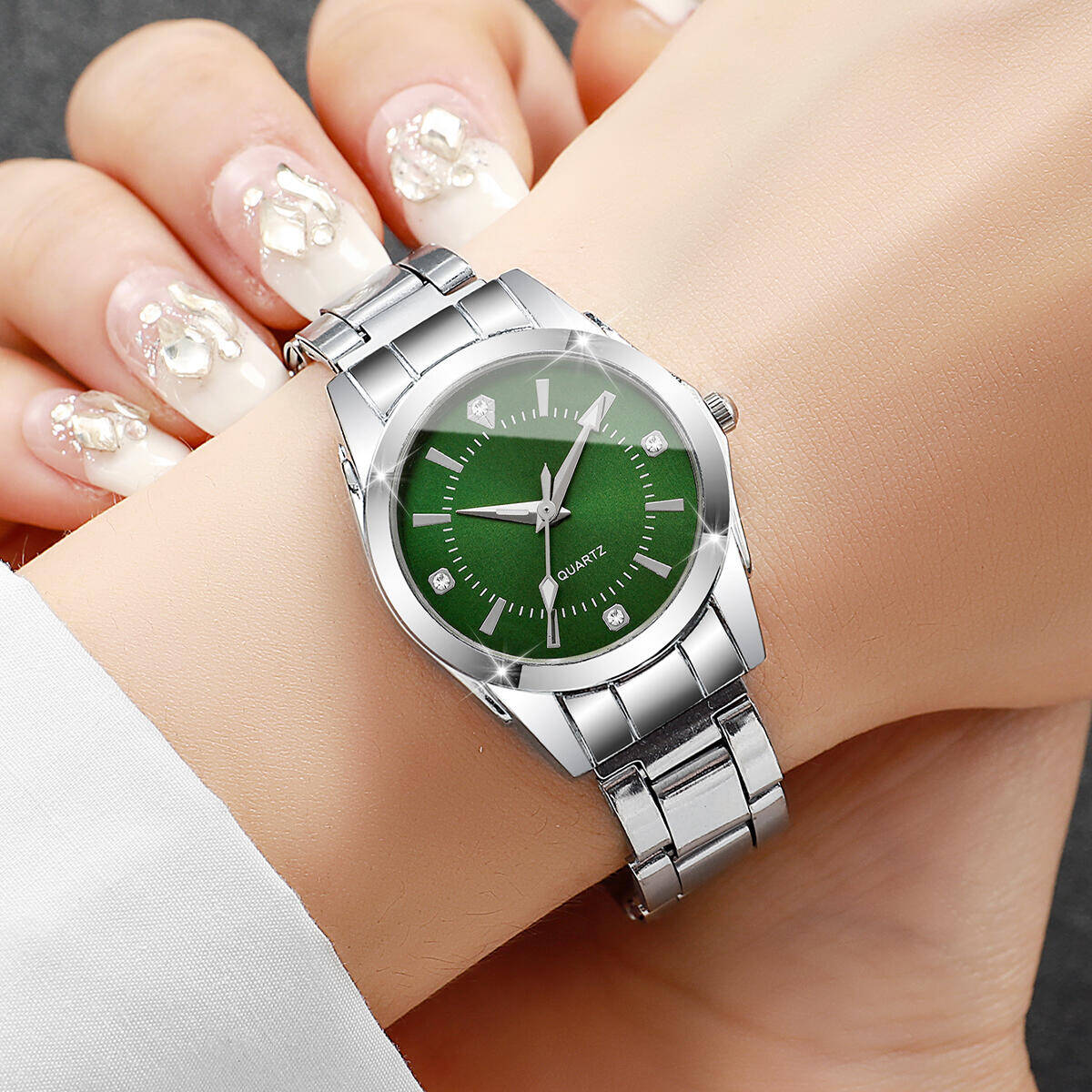 럭셔리 라인스톤 여성 시계 캐주얼 쿼츠 손목 시계 여성 - Luxury Watch Organizer 리뷰 및 가격