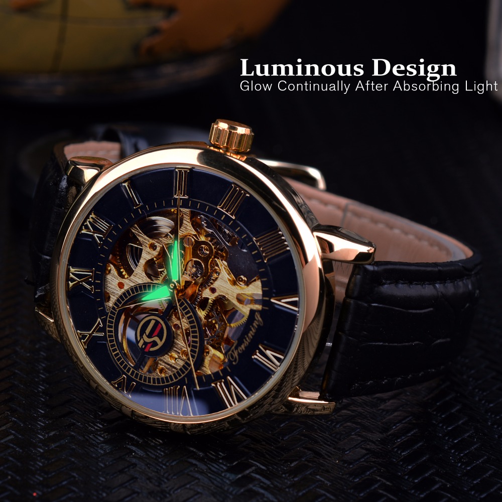 Forsining 남성용 3D 로고 디자인 할로우 각인 - Luxury Watch Brands Logo 리뷰 및 가격