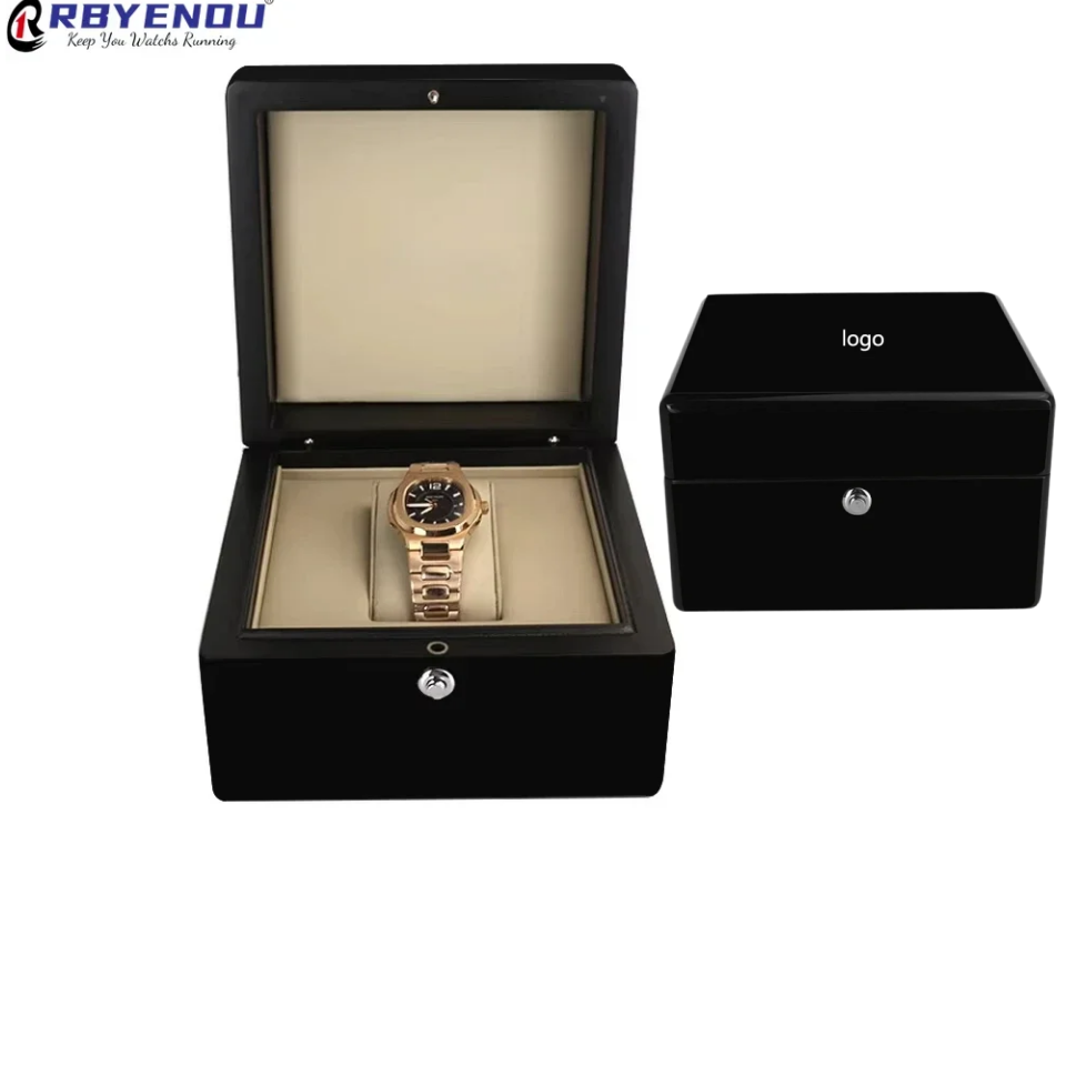 고급 나무 맞춤형 로고 시계 케이스 상자 베이킹 페인트 - Luxury Watch Brands Logo 리뷰 및 가격