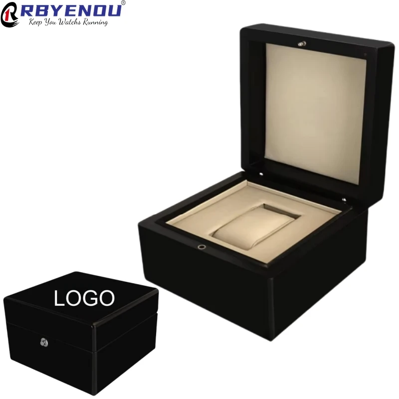 고급 나무 맞춤형 로고 시계 케이스 상자 베이킹 페인트 - Luxury Watch Brands Logo 리뷰 및 가격
